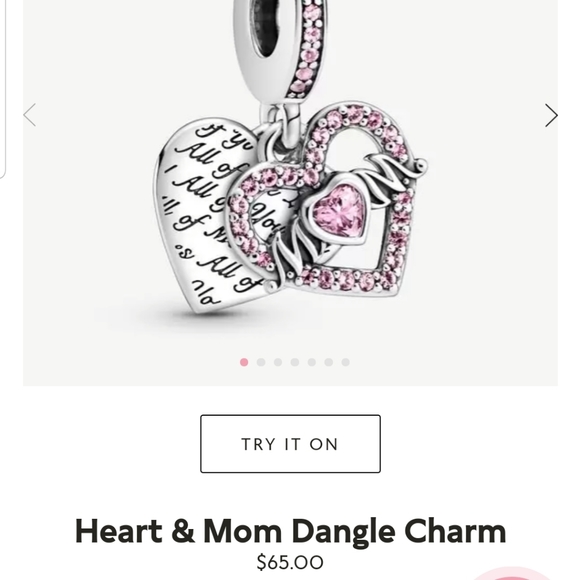 Pandora | Jewelry | Pandora Heart Mom 
